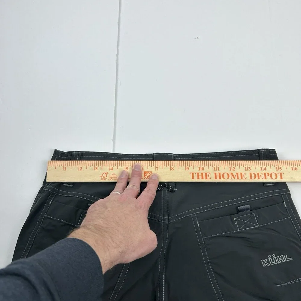 Kuhl Shorts Mens 30 Gray Renegade Convertible Stealth Hiking Cargo Zip Off